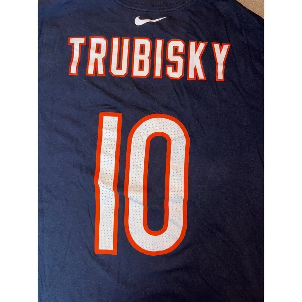 CHICAGO BEARS #10 TRUBISKY QB Nike shirt
